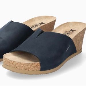 Mephisto Lisane Mule Heel Sandal 41 NWOT slide sandal